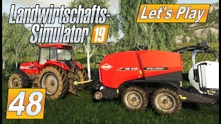 LS19 48 Silage Rundballen pressen Farming Simulator 2019 LetsPlay Landwirtschaft deutsch [upl. by Sheaff]