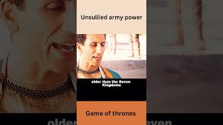 Unsullied army youtubeshorts gameofthornes viralvideos shorts viral video [upl. by Llenrod]