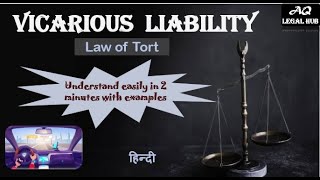 Vicarious Liability  Law of Tort  AQ Legal Hub [upl. by Oran]