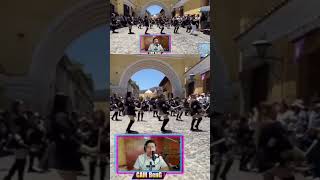 Guatemala y sus Batonistas 🇬🇹 banda baile danza reacción culturaguatemalteca musica guatemala [upl. by Roarke41]