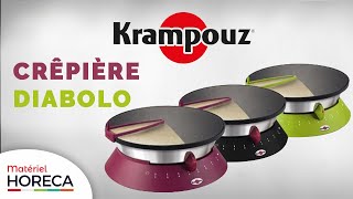 Crepiere diabolo krampouz  Materiel Horeca [upl. by Raffaello]