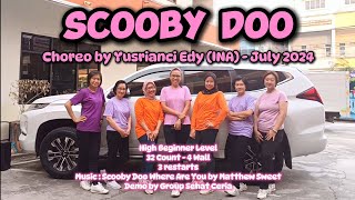 Scooby Doo Line Dance  Choreo by Yusrianci Edy INA  July 2024 yusrianciedy776 [upl. by Karb]