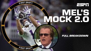 Mel Kiper Jrs Mock Draft 20 Full Breakdown with Field Yates  🏈 FIRST DRAFT [upl. by Odele300]