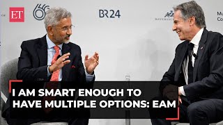 Jaishankar clears Indias stand on Russian oil amp BRICS I am smart enough to have multiple options [upl. by Salokin]