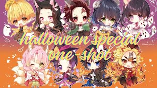 Demon slayer oneshot Halloween special video short [upl. by Kammerer977]