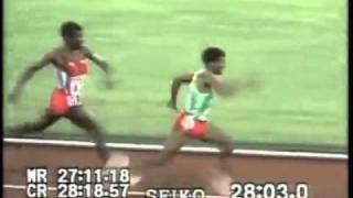 Haile Gebreselassie Gets Punched In the Head [upl. by Jean-Claude]