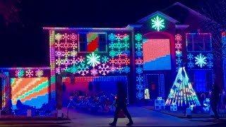 Mele Kalikimaka Seth MacFarlane Christmas Light Show 2020 Epic Christmas Display DMX XLights LOR [upl. by Leuqer676]