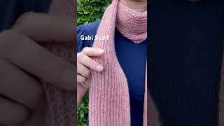 🩷Gabi Scarf🩷 alelaknit knitting strikkeoppskrifter [upl. by Hamid]