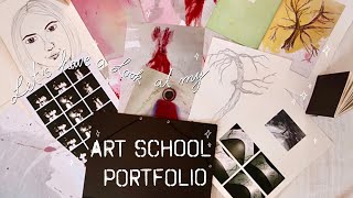 My Art School Portfolio that got me ACCEPTED Tour amp Tips for German Art School Portfolio [upl. by Dex]