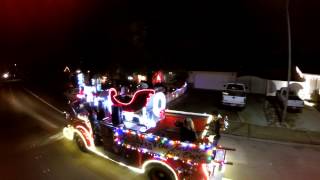 2014 Turlock Firefighter Santa Truck Ride [upl. by Tecu]