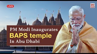 PM Modi Inaugurates BAPS temple In Abu Dhabi [upl. by Finzer360]