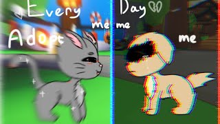 Everyday meme Adopt me DogCat and TRexcringe [upl. by Kristofor]