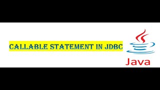 JAVA Tutorial  Callable statement in JDBC [upl. by Chip]