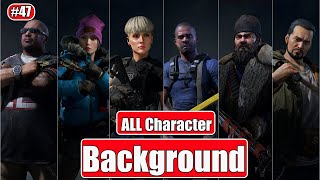 WORLD WAR Z Aftermath  ALL Characters Background Stories 2023 [upl. by Clere443]