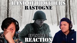 Band of Brothers Episode 6 quotBastognequot REACTION FIRST TIME WATCHING ITS NONSTOP [upl. by Kalfas]