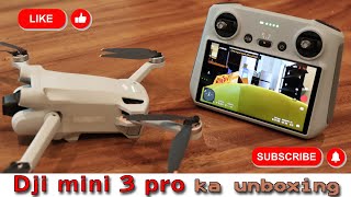 DJI Mnin 3 pro  The Best Drone Experence In India 🔥🔥🔥 UNBOXING DJI Mini 3 pro Drone Hindi [upl. by Anais]