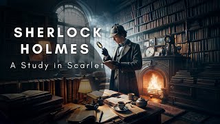 Sherlock Holmes A Study in Scarlet by Arthur Conan Doyle  Full Audiobook [upl. by Lyall979]