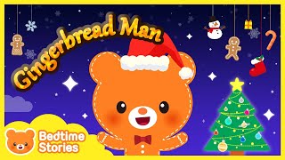 New🤶 Gingerbread Man  Full Story  Christmas Bedtime Stories for Kids  Fairy Tales  Learn English [upl. by Atniuqal]