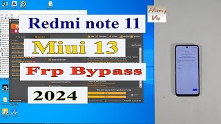 Redmi Note 11 Frp bypass Miui 13 with Unlocktool 2024  Gsm hung vu [upl. by Norak818]