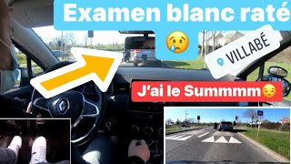 FAUTES ELIMINATOIRES EXAMEN PERMIS VILLABE 2021 [upl. by Aknaib]