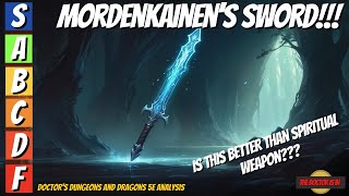 Is MORDENKAINENS SWORD A Poor Copy of Spiritual Weapon in Dungeons and Dragons [upl. by Emmery53]