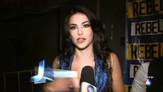 Entrevista  Show Rebeldes em Aracaju 2704 [upl. by Rehtse]