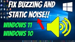 How To Remove Buzzing and Static Noise From Microphone on Windows 11 [upl. by Lisha533]