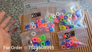 Rubber Number Ring Pakistani Rubber Rings All Types Bird Rings Available [upl. by Booker519]