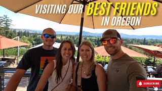 Reuniting With Our Best Friends In Roseburg Oregon  Sampling Oregon Wines [upl. by Lunn]