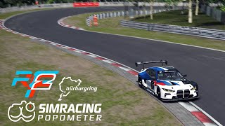 rFactor 2 Nordschleife in 745752 with BMW M4 GT3  Setup for LFM [upl. by Alleroif]