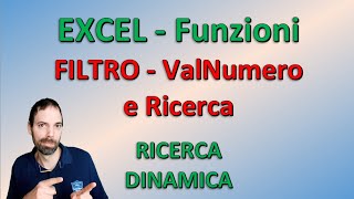 Excel  Filtro amp ValNumero amp Ricerca [upl. by Llehcal]