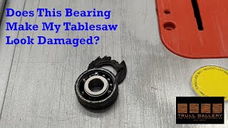 Replacing a Worn Bearing On My Bosch 4100 Table Saw [upl. by Gelasias]