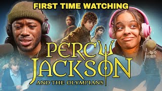 WATCHING PERCY JACKSON and the Olympians  First Time Reaction amp Review WHO IS YOUR DADDY 1X1 [upl. by Adnicaj]