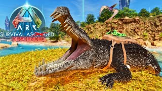 This GIANT CROC has the strongest bite Ark Descended 10 [upl. by Astrahan]