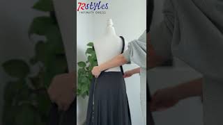 How to wear a convertible infinity dress tutorialsInfinityDresscom infinitydress fashion [upl. by Susann]