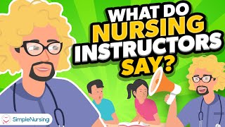 What Do Nursing Instructors Say  Nurse Mikes Memory Music for Nursing Students [upl. by Abeu617]