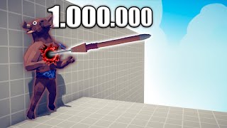 1000000 DAMAGE PILUM vs UNITS  TABS  Totally Accurate Battle Simulator 2023 [upl. by Nodlew]