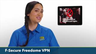 FSecure Freedome VPN Demo amp Review with a Best Buy Blue Shirt [upl. by Draillih]