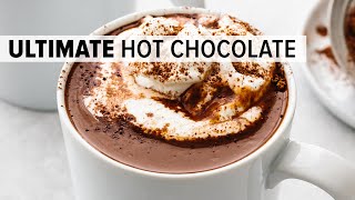 BEST HOT CHOCOLATE  the ONLY recipe you need [upl. by Rustie278]