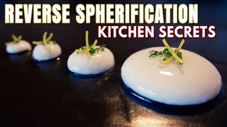 SPHERIFICATION SPOON  REVERSE SPHERIFICATION Like a Pro Chef [upl. by Alleciram]