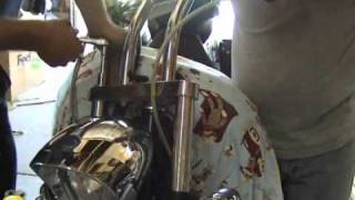 VTX 1300 Progressive Spring Install NSR Techwmv [upl. by Nikral]