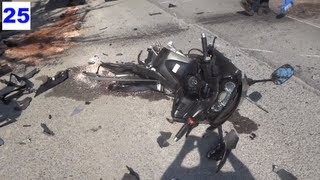 Incidente Moto  Scooter Diviso in Due Ragazzo Ferito Gravemente a Guidonia Roma [upl. by Kyd]