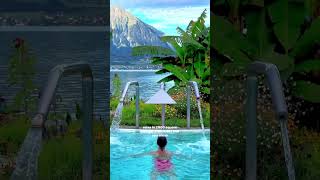 A wellness hotel on one of the most beautiful lakes in Switzerland switzerlandtrip [upl. by Masera]