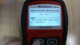 MaxiScan MS509 OBD2 Scanner [upl. by Giwdul]