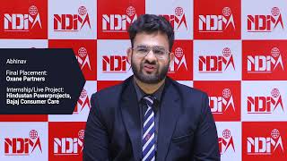 NDIM Placement  Abhinav Placed at Oxane Partners  NDIM Best PGDM MBA Delhi  NDIM Reviews [upl. by Koral971]