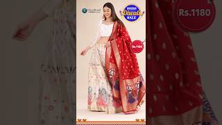 ✨ Festive Ready with Gorgeous Lehenga 💃 Shubh Diwali Sale par 85 tak ki bachat 🛍️ glowroad sale [upl. by Ayana672]