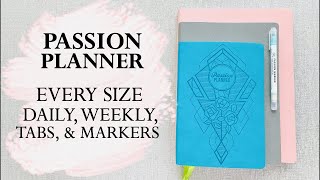 PASSION PLANNERS  ALL SIZES  DAILY  WEEKLY  TABS amp MARKERS [upl. by Anyehs]