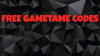 FREE GameTame CODES [upl. by Isus]