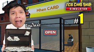 ลุงเหม็นกลับมา เปิดร้านขายการ์ด 1  TCG Card Shop Simulator [upl. by Netsirhk929]