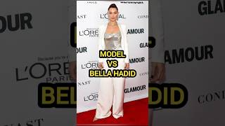 model vs bellahadid fashion runway catwalk versace gigihadid trending fashionshow shorts [upl. by Ijat]